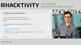 Jack S (linkcabin) - Becoming the Quiz Master: Thanks RE screenshot 2