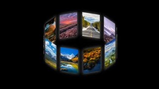3D Rotating Photo Cube Using HTML, CSS & JavaScript | Creative Web Animation
