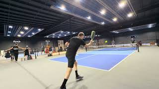 Pickleball Practice with 2 5.0 50+ Players. Good Counters and Smart Dinks. Dan/Lou vs Sam/Pete
