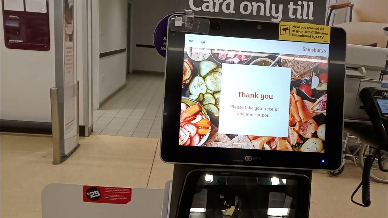 NCR Self Checkout Sainsbury's Amblecote YouTube