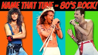 Guess the Song | 80s rock | Name That Tune | 80's Hits