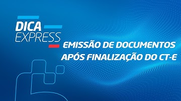 DICA EXPRESS #60 - Emissão de MDF-e e Contrato na finalização do CT-e