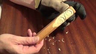 Eye carving practice stick part 1
