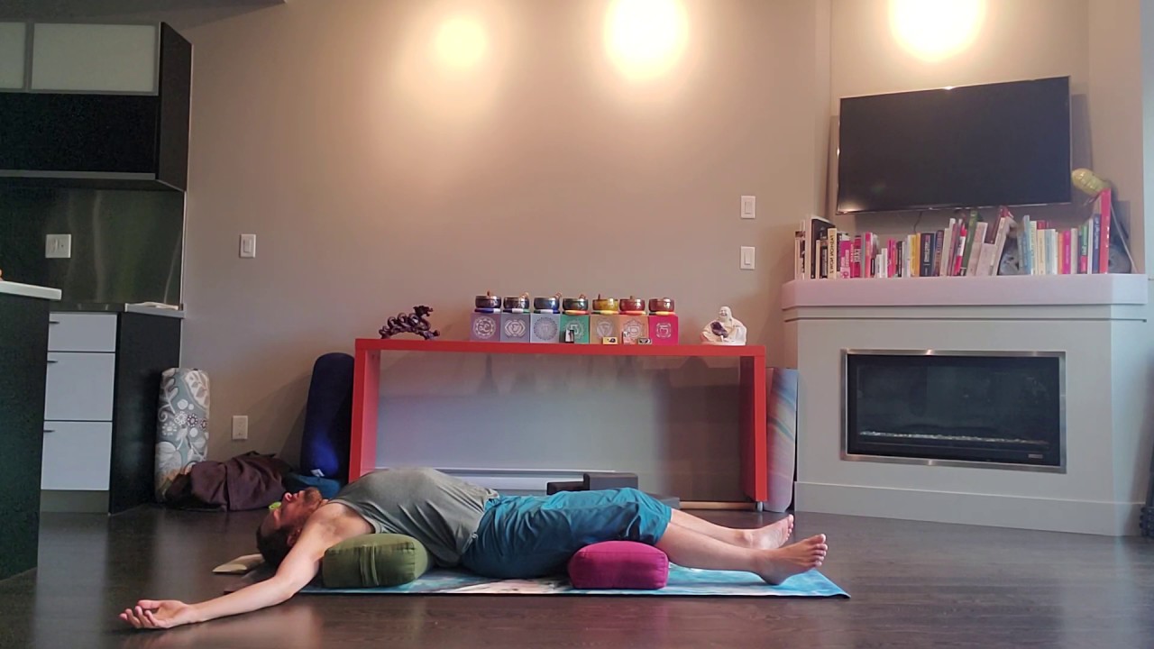 15 Minute Restorative Yoga - YouTube