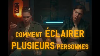 Comment éclairer 2 personnes sur le même plan