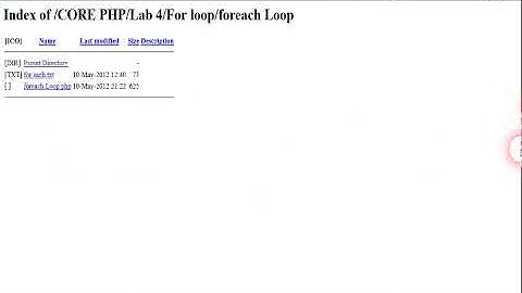 Php Tutorials - foreach loop in php - PHP foreach loop example