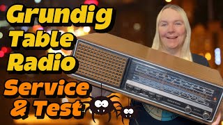 Grundig Table Radio RF420 With Optional Added Spiders! Let's See If We Can Get It Working!