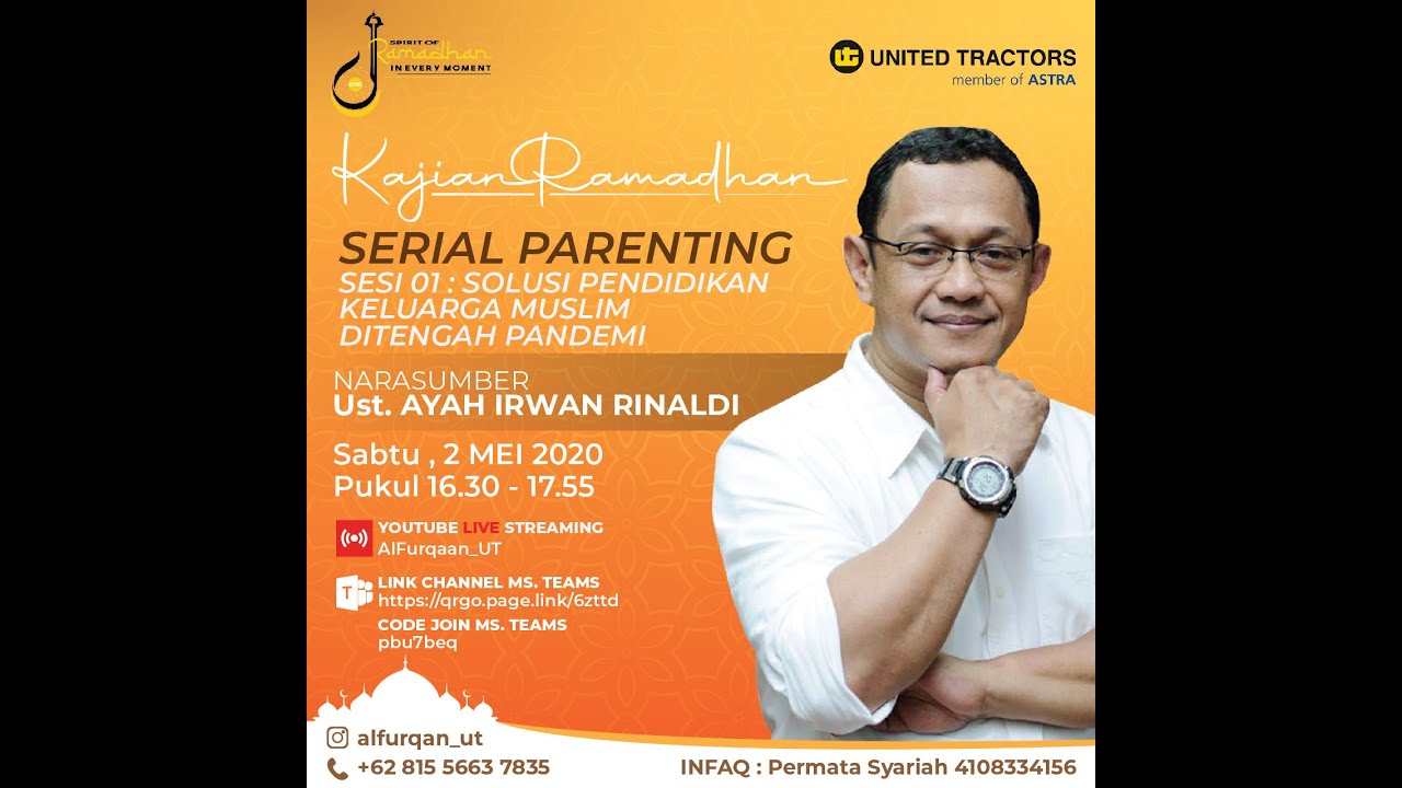 Live Now - Keluarga Muslim - Ayah Irwan Rinaldi - YouTube