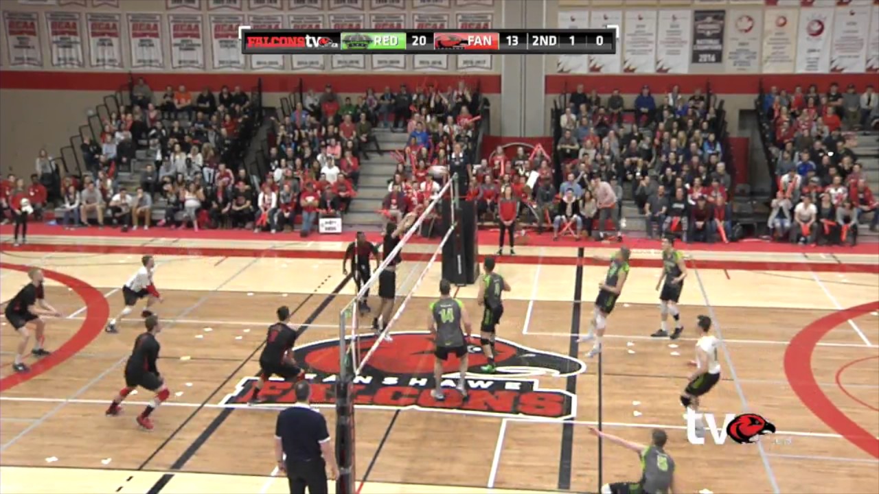 Falcons in 5 - CCAA Men's Volleyball - Fanshawe Falcons vs Red Deer Kings (03/09/17)