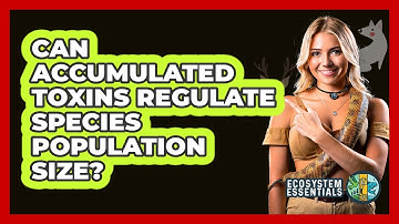 Can Accumulated Toxins Regulate Species Population Size?