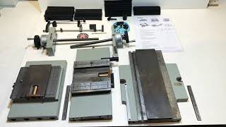 Cleaning the Hauser Cross-table nr 155442 with 0.001mm accuracy