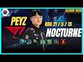 T1 Peyz NOCTURNE vs XIN ZHAO Jungle - Patch 26.10 KR Ranked | lolrec