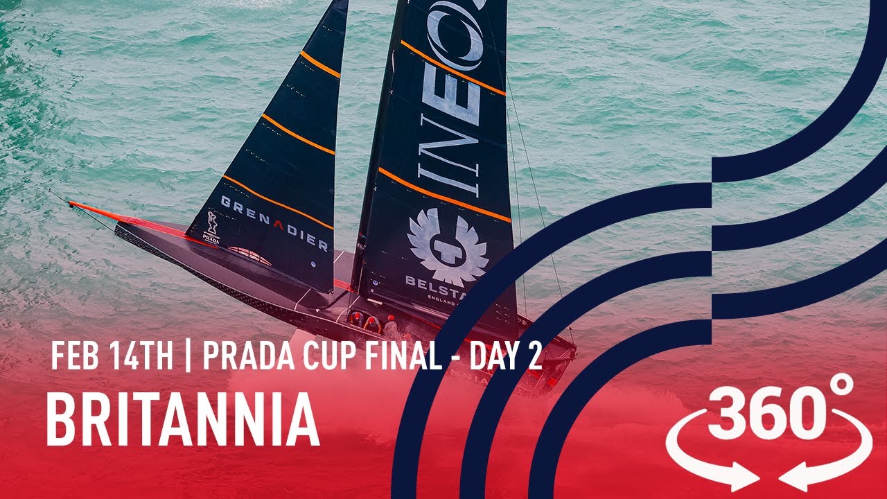 BRITANNIA On-Board 360 | PRADA Cup Final Day 2