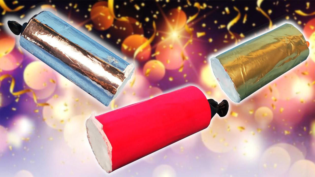 DIY nouvel an : Comment fabriquer un canon à confettis?? - YouTube