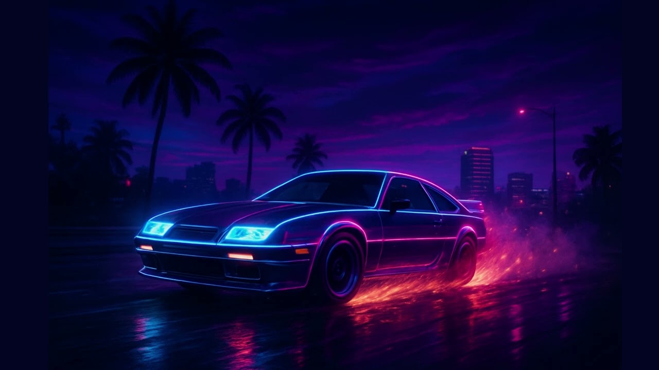 Blue Night Wave 🌌 Synthwave / Chillwave Night Drive Music