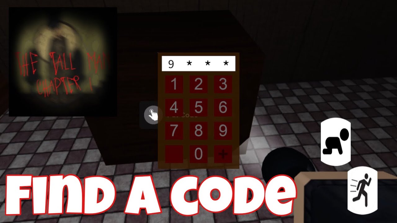 The Tall Man Find a Code - Roblox 