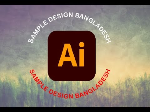 FLIP TEXT USING TYPE ON A PATH TOOL ON A CIRCLE - ILLUSTRATOR