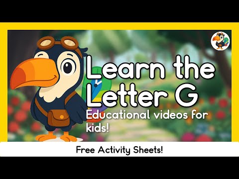 Learn The Letter G: Garden Adventures | Educational Videos For Kids With Tibo the Toucan