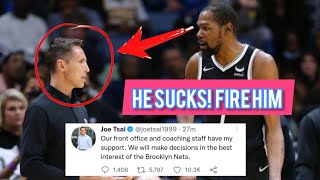 KEVIN DURANT TOLD NETS OWNER TO 'FIRE' STEVE NASH & SEAN MARKS OR TRADE HIM | Kevin Durant ultumatum