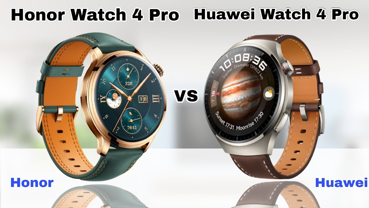 Honor Watch 4 Pro Vs Huawei Watch 4 Pro