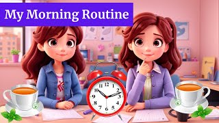 My Morning Routine | English Conversation Practice | improve English Listening Skills |Learn English