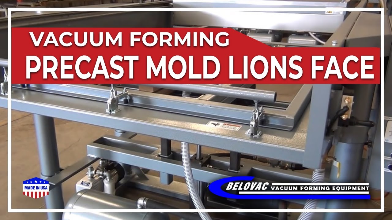 Belovac Machine Vacuum forming cement precast mold Lions face