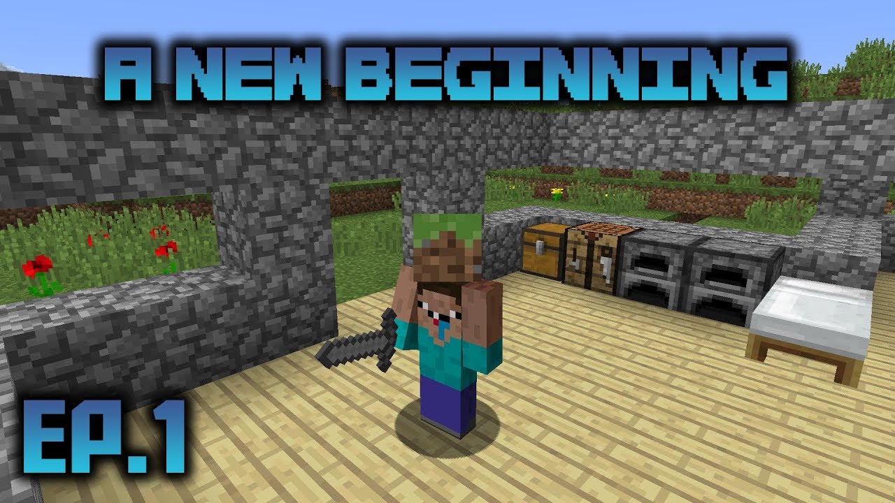A New Beginning EP.1 - Minecraft Survival 1.12 - YouTube
