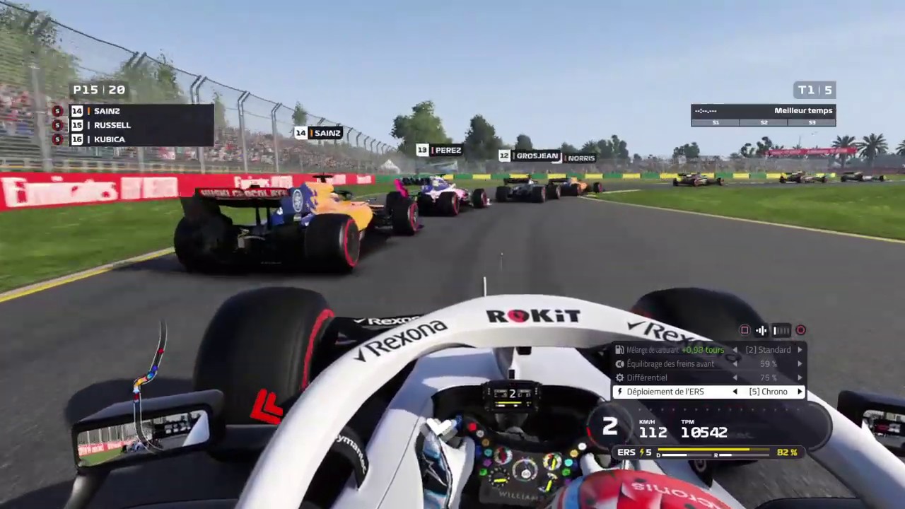 F1 2019 Gameplay Williams FW42 Melbourne (PS4)
