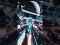 Bikes Racing Around Saturn #future #scifi #space #shorts #ai #race #bike