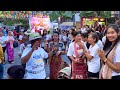 Cambodian new year 2024  khmer traditional game at tuol tompoung market in phnom penh