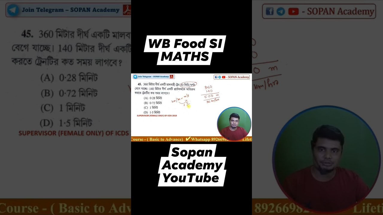 WB Food Sub Inspector 2023 Food si question 