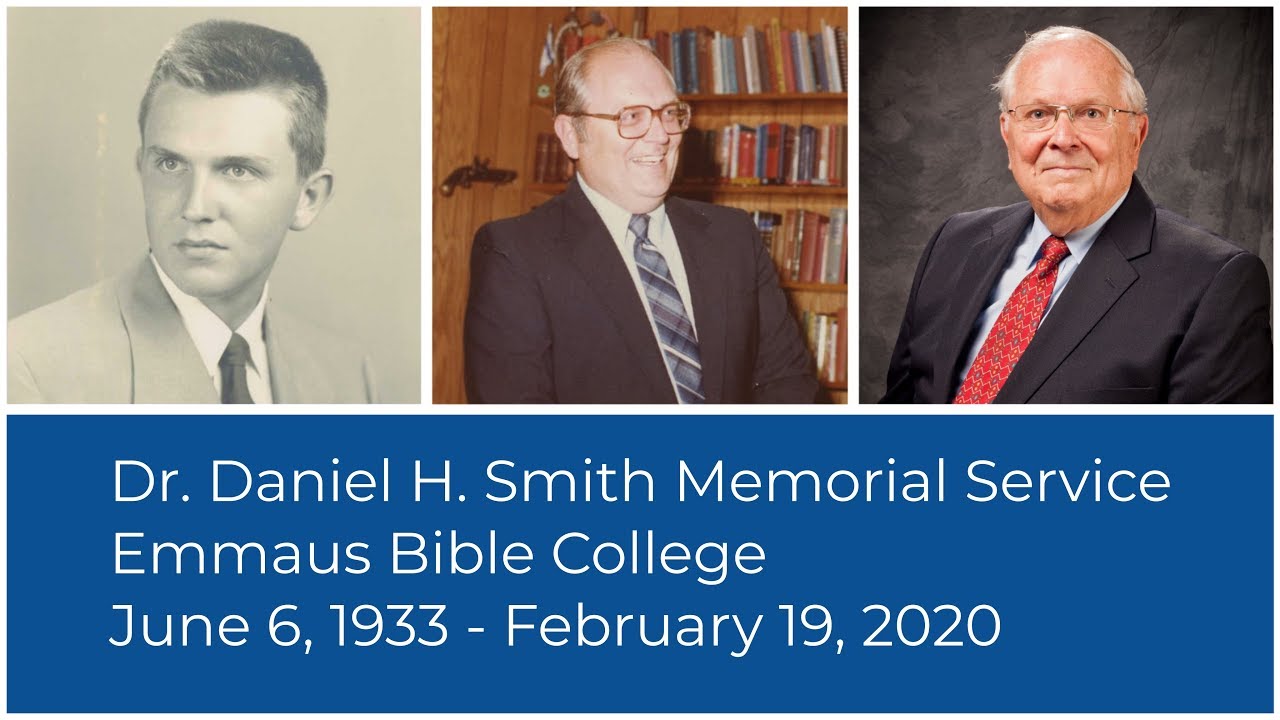Dr. Daniel H. Smith Funeral Service - YouTube