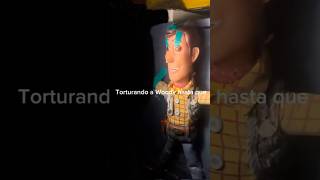 TORTURING WOODY UNTIL HE TALKS... DID HE REALLY TALK #toystory #Tiktok #Horror #woody #scary