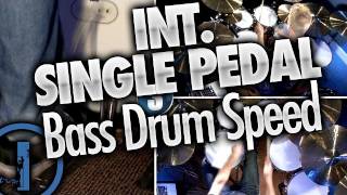 Single Pedal Bass Drum Speed - Intermediate Drum Lessons