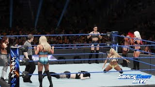 WWE 2K18 SMACKDOWN LIVE 8 WOMEN'S TAG TEAM MATCH