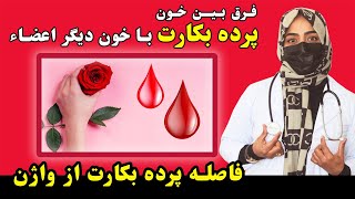 تفاوت رنگ خون پرده بکارت با رنگ دیگر اعضای انسان فاصله پرده بکارت از دهانه واژن چقدر است Hymen Color