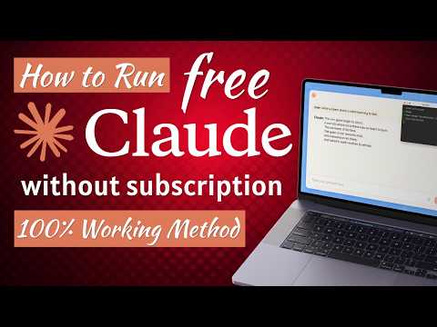 How to Run CLAUDE Code for Free Forever Without a Subscription!