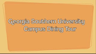 Campus Dining Tour