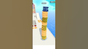 Pancake Run🍓🍎🍇🍌🍓 Game All Levels Gameplay Android ios New Big Update level 0089#Shorts