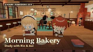 Morning Bakery 🥐 2-Hour Lofi Study With Me | Pomodoro 25/5 | Cozy Café Ambience screenshot 4