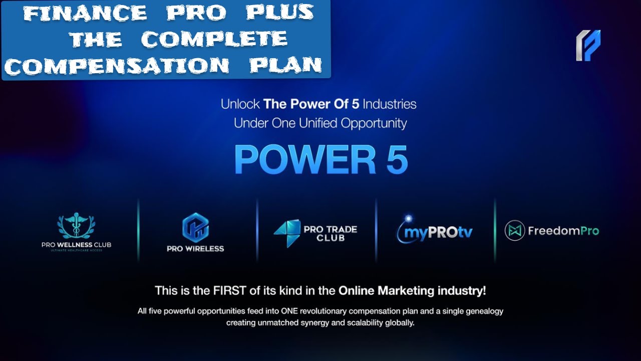 Comp Disign Plus Finance Pro Plus Compensation Plan - How to make money - YouTube