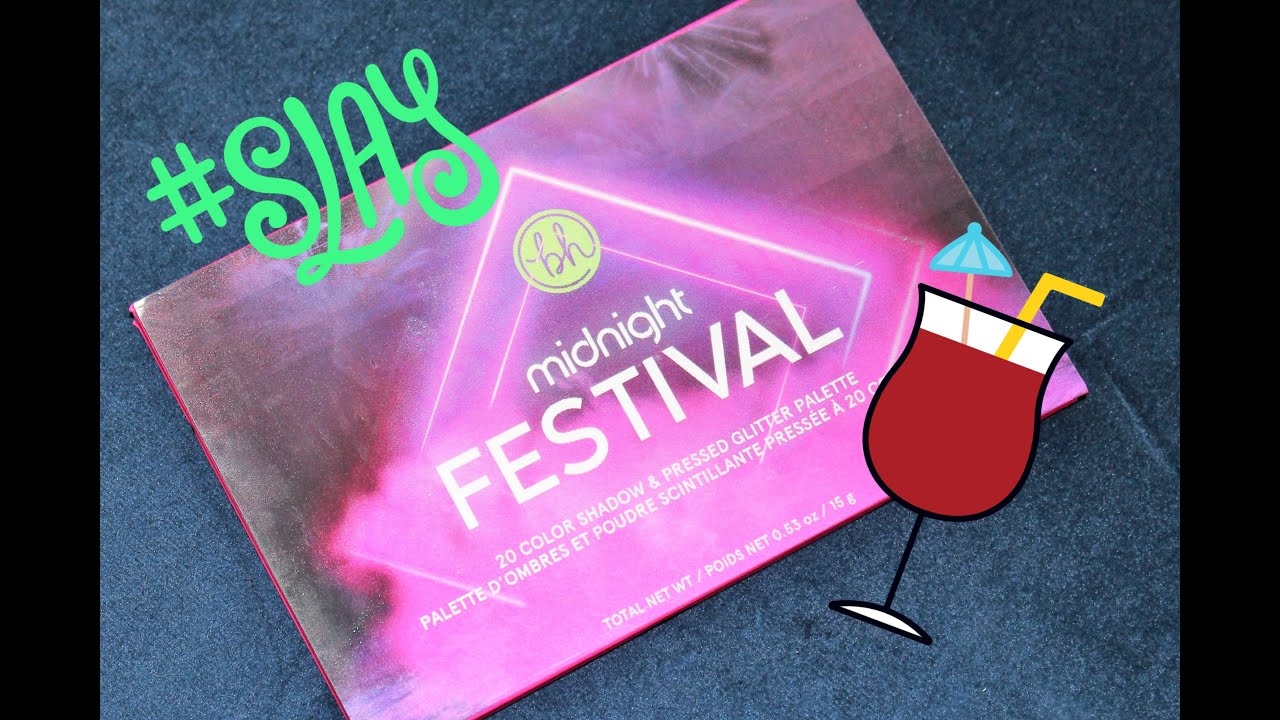 Lets Party!!🧨MIDNIGHT FESTIVAL🧨🧨 - BH COSMETICS - REVIEW SWATCHES -