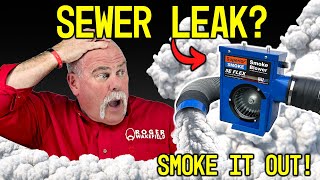 Locate Sewer Smell in MINUTES with Smoke