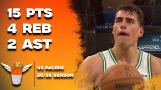 Luka Garza 15 Points Vs Pacers Full Highlights 12262025