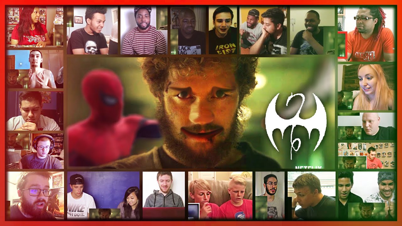 Marvel's Iron Fist SDCC "First Look" Reaction's Mashup