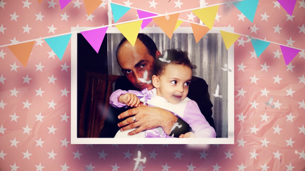 Birtday slideshow. Edited from 3 AE templates