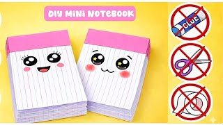 How to make mini notebook at home / No glue Cute paper craft / origami / how to make / art and craft
