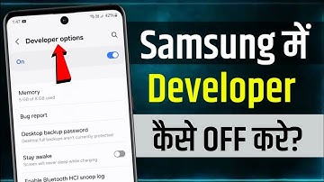 Samsung Mobile Mein Developer Option Kaise Off Kare | Disable Developer Options Samsung