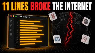 11 Lines of Code Broke the Internet (left-pad)