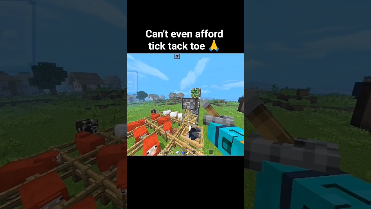 Can't afford a tick tack toe 😭